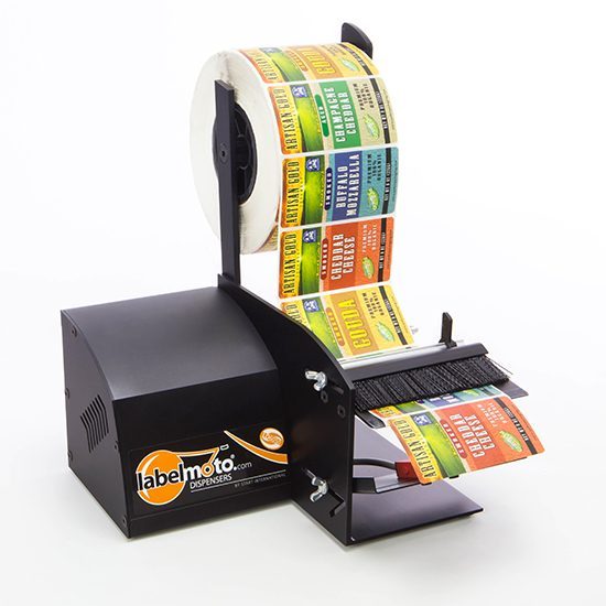 LD8050 5" (127mm) Wide High-Speed Electric Label Dispenser for Long Labels